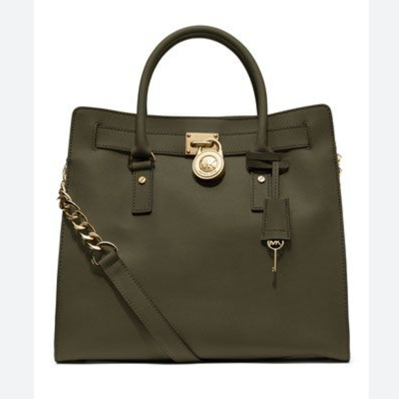 Michael Kors Handbags - Michael Kors Hamilton bag In Olive